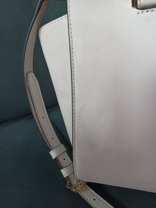 Michael Kors torebka selma średnia kolor biały biała
