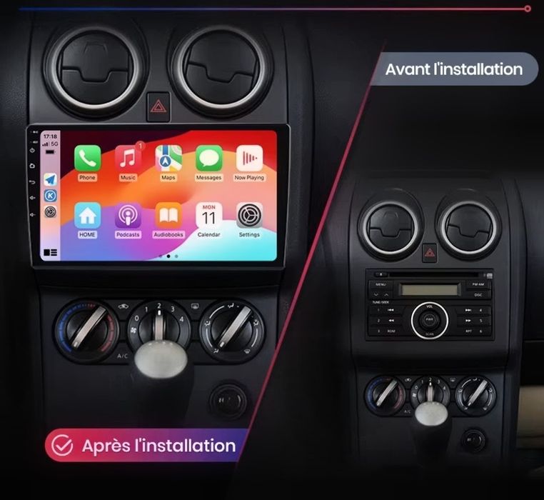 Rádio 2DIN Nissan QASHQAI J1O  (2006 a 2016)  Android [4+64GB]