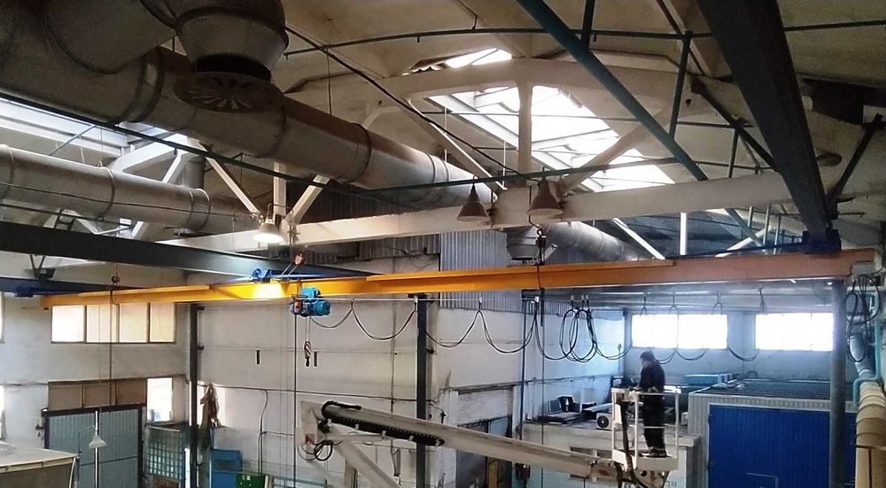 Кран балка підвісна 5т проліт 22,5м (в ідеальному стані)