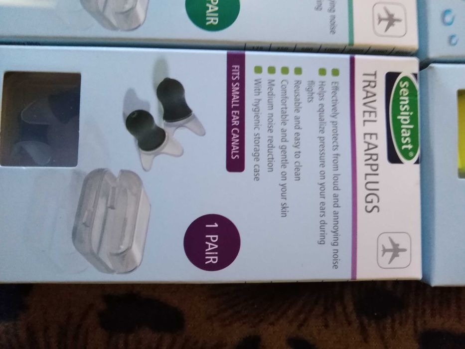 Stopery do uszy zapakowane