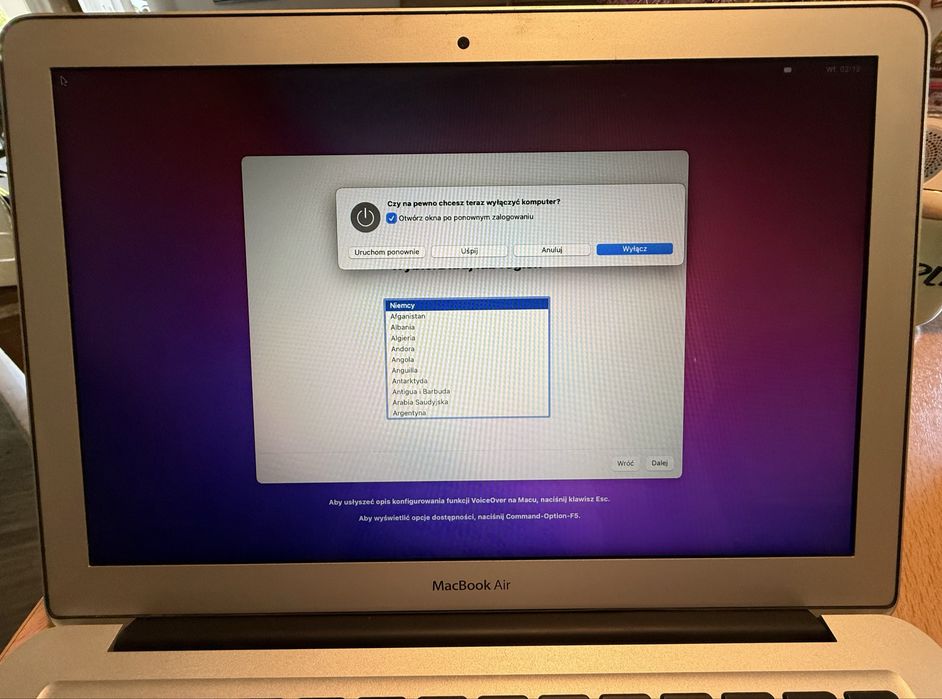 Macbook Air 13-cali