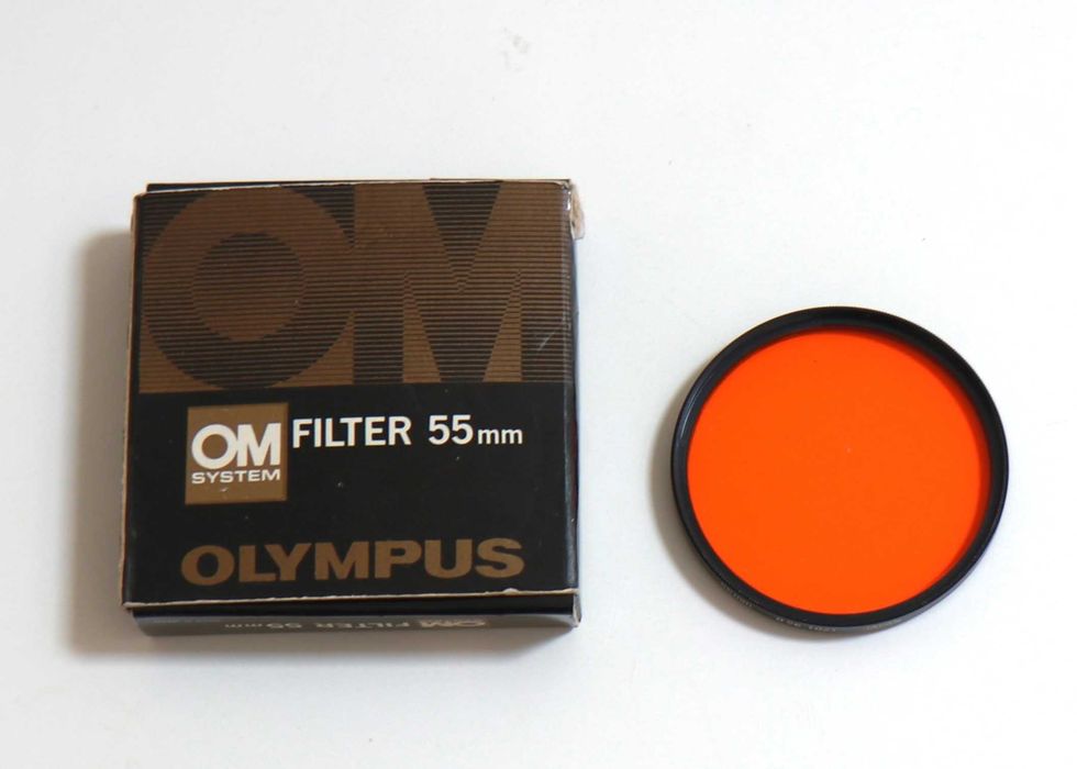 Filtro Olympus 55mm laranja S056 (02)