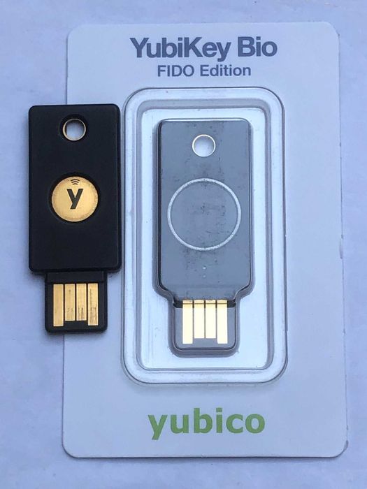 Yubikey BIO. Klucz sprzętowy MFA na USB-A , nowy
