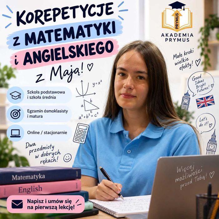Korepetycje z Angielskiego – Matura, Egzamin 8-klasisty, bieżący materiał