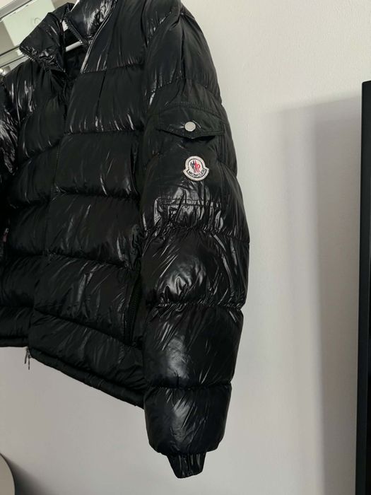 Kurtka zimowa pikowana połysk  Moncler roz XL