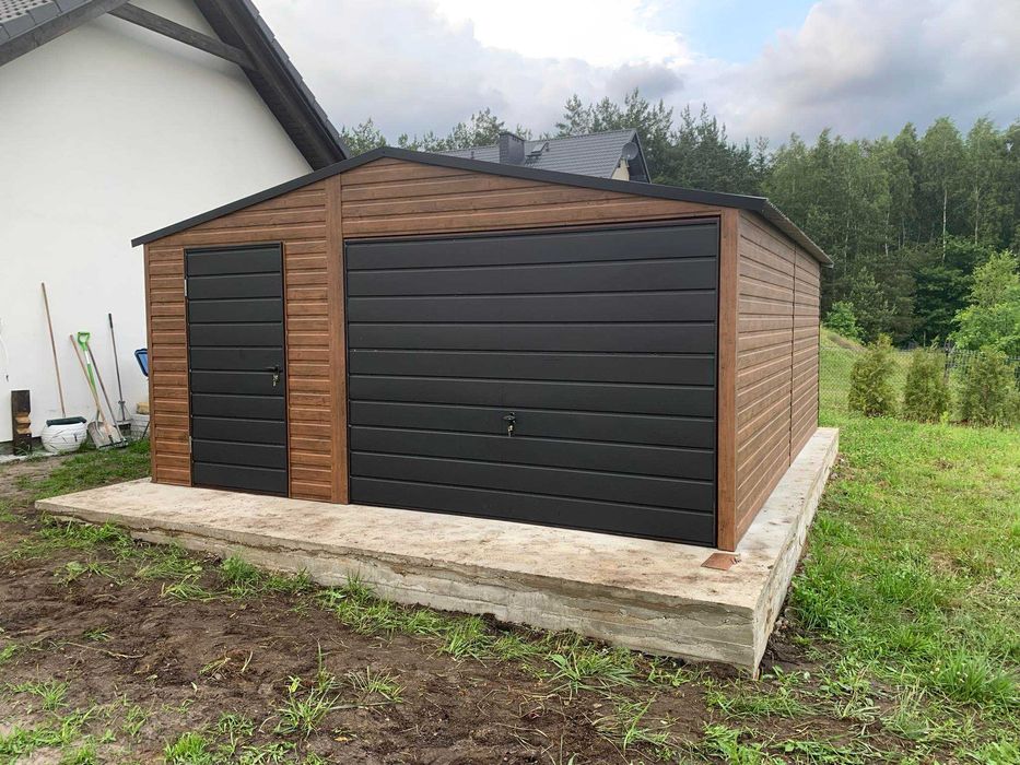 Garaże blaszane Premium, każdy wymiar, producent, profil zamknięty