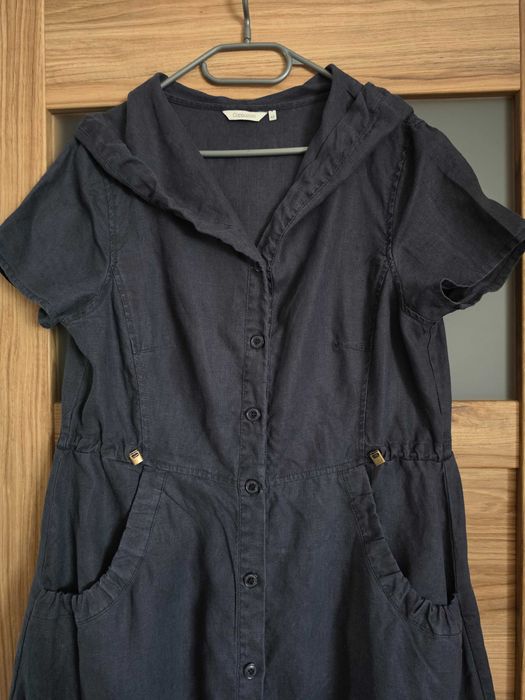 Sukienka Cappuccini, oversize, 100% len, r. 42/XL