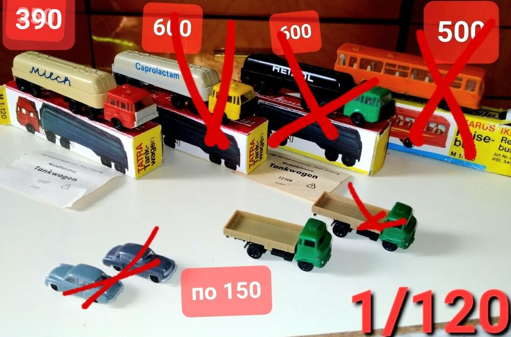 TATRA іграшка модель 1/120 НДР ГДР DDR макет залізниця