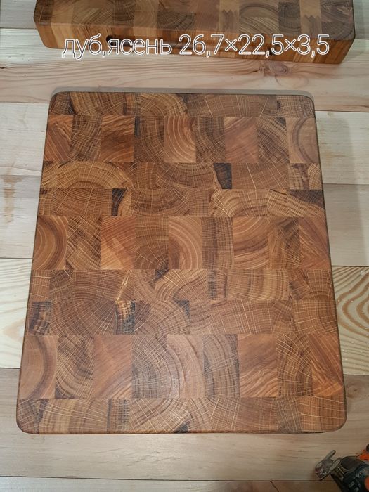 Доска разделочная торцевая