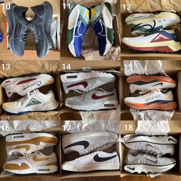 «Оригінальні Сток Hoka Nike Бігові Баскетбольні Кросівки Розміри 49.5