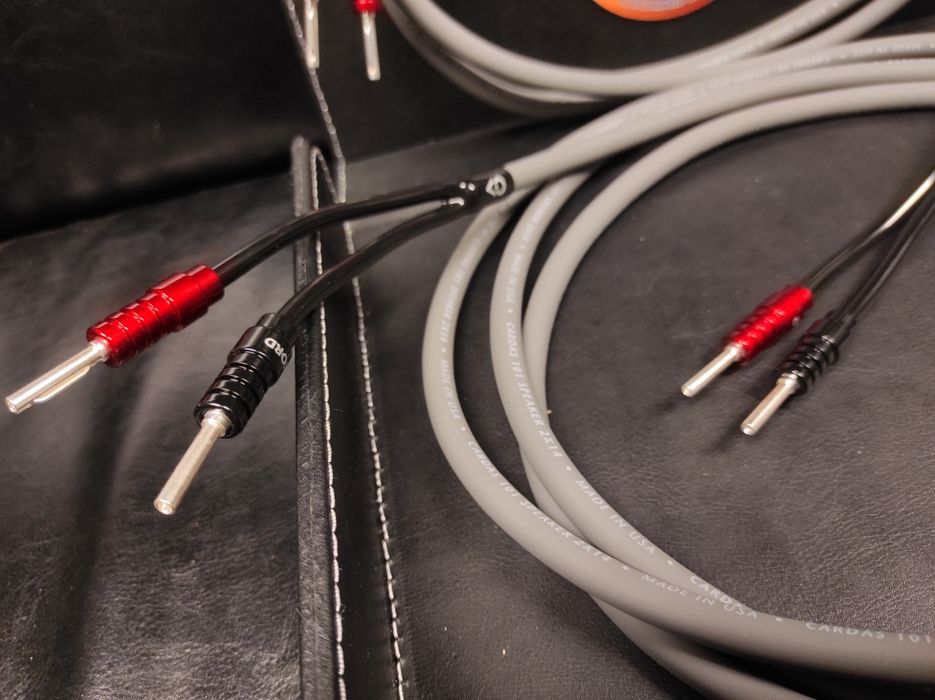 2x3,25m Cardas 101 Chord Ohmic banan splitery kable głośnikowe