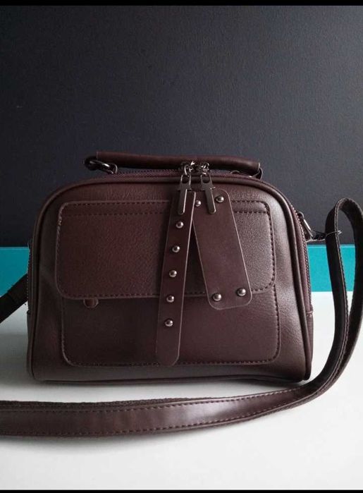 Nowa bez metki torebka czekoladowy brąz