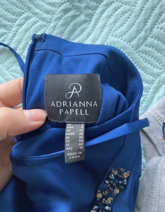 Sukienka balowa na ślub wesele karnawał Adrianna Papell rozmiar M