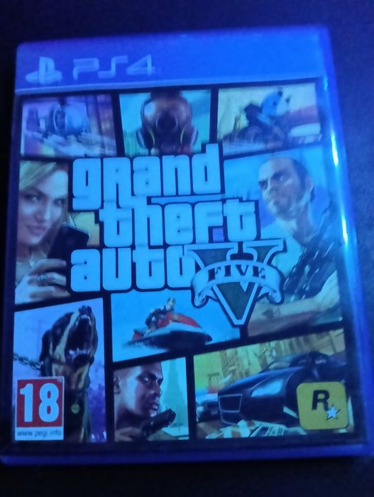 PS4 Slim 1TB + Jogos (GTA V, PES 21, NFS) — Sem Comando