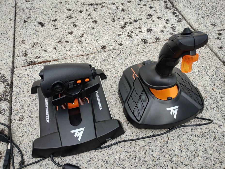 Hotas + pedals Thrustmaster T16000M TWCS upgraded corehawk3D