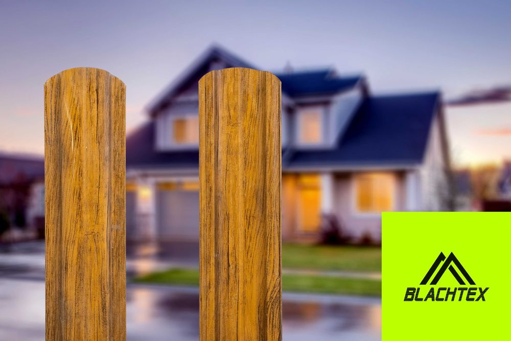 Sztachety drewnopodobne 1,60m wysokości - 2 gatunek od ręki