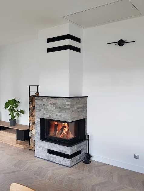 Kominek narożny Kratki/Defro