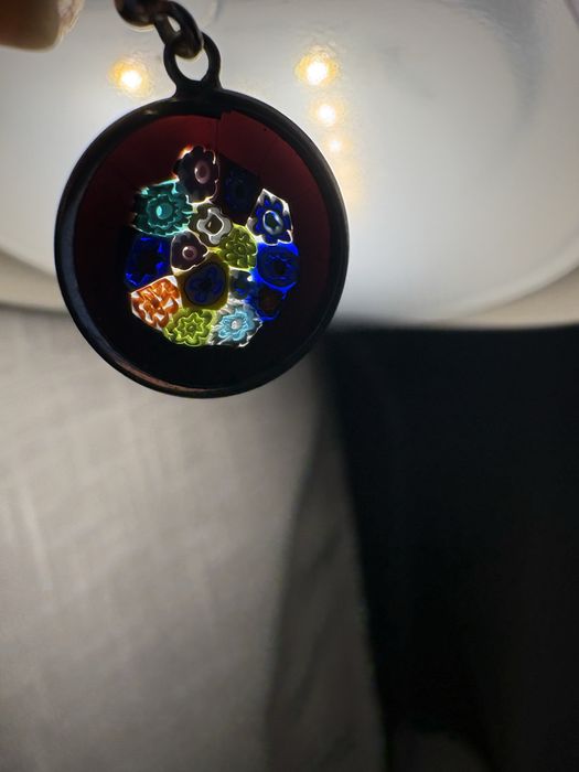Zawiszka ze szła Murano technika millefiori