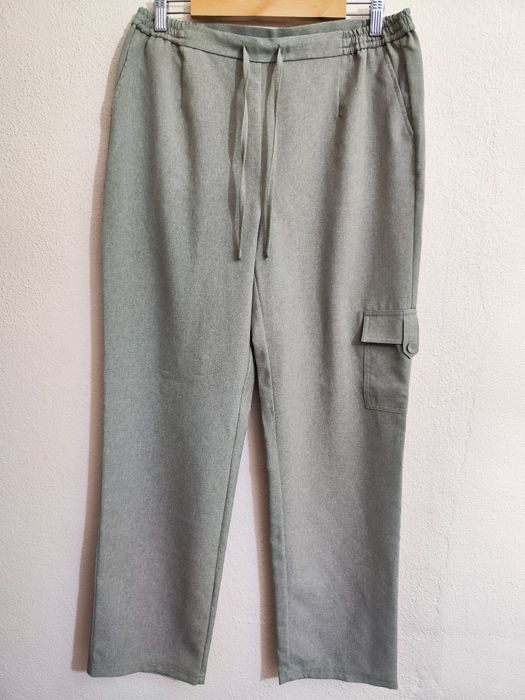 Calças Cargo Senhora cinzentas, tamanho 40 da Daxon