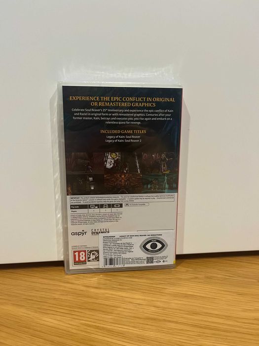 Vendo jogo Soul Reaver 1 & 2 Remastered para a Switch novo