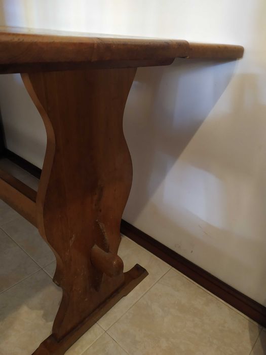 Mesa Madeira Maciça Pinho Tratado