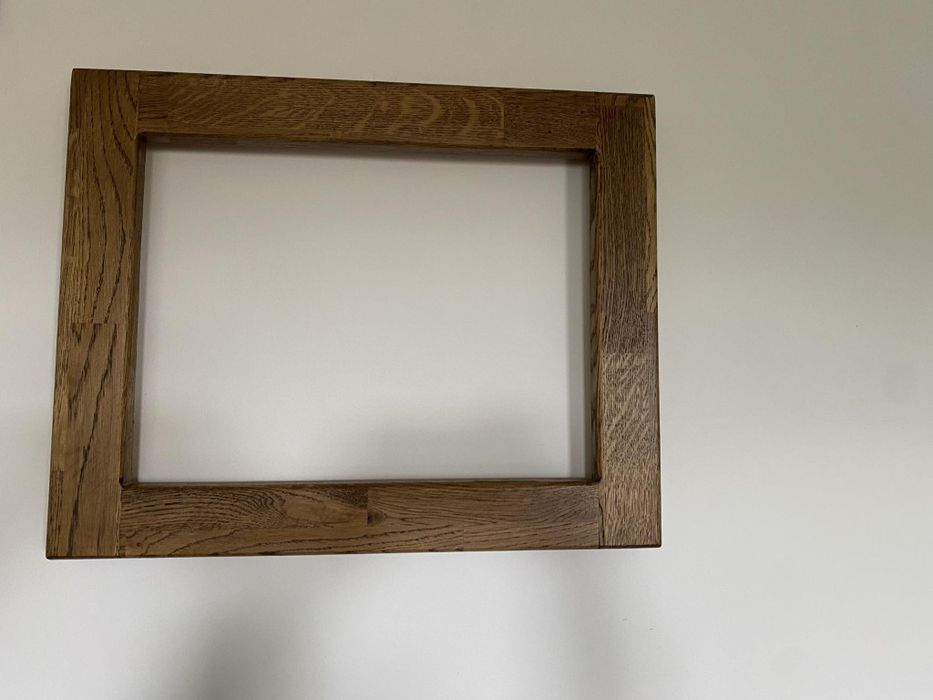 Dębowa rama obrazu lustra
