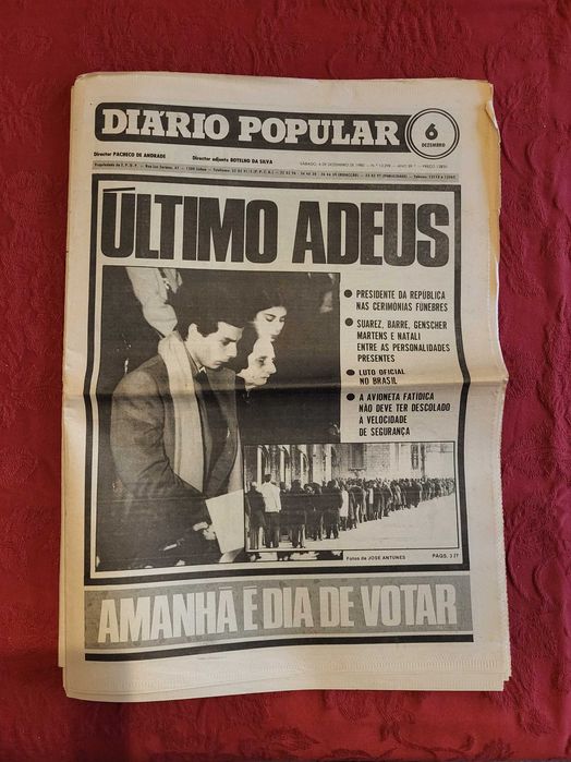Jornais morte de Sá Carneiro (quatro)