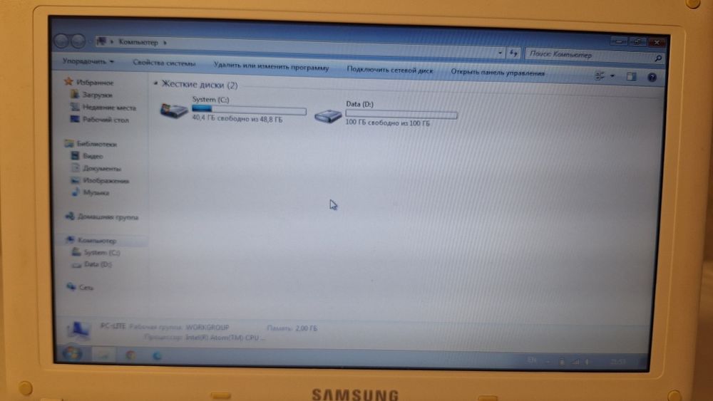 Нетбук Samsung N148 Plus 10.1", 2gb/160gb