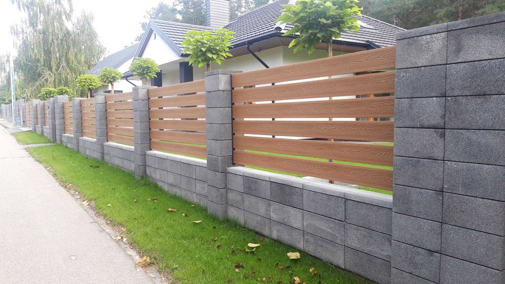 Ogrodzenia  Joniec  Klinkier  Panelowe Pustak Łupany Bloczek betonowy