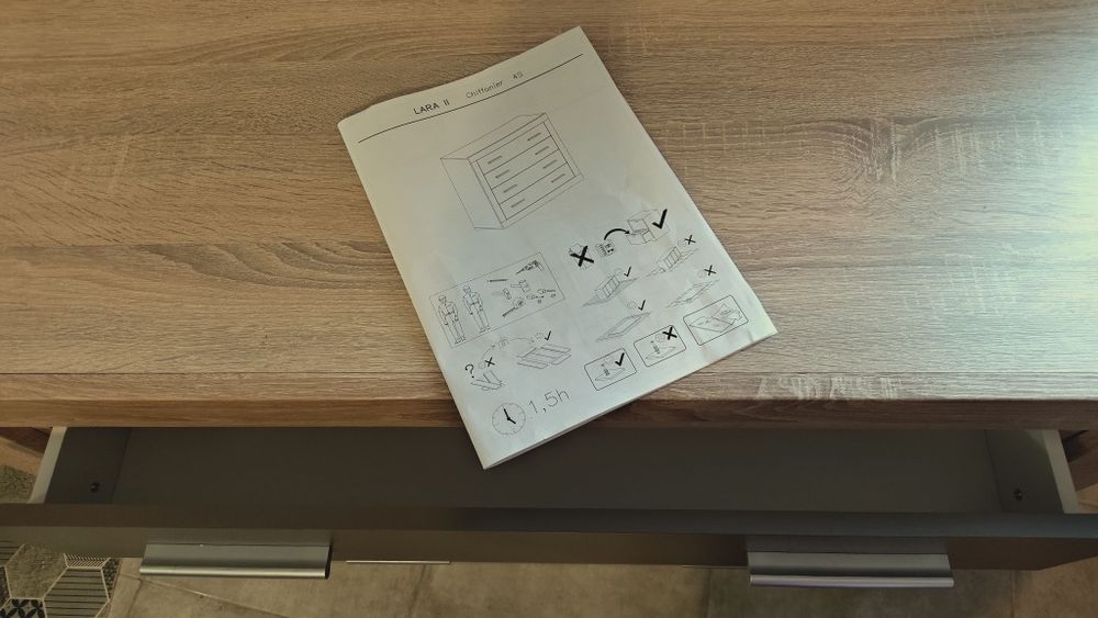 Cómoda NOVA acabada de montar