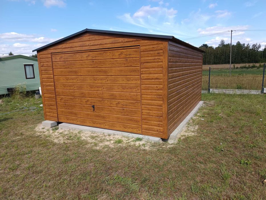 Garaż blaszany 4*5 garaż blaszak garaże profil poziom 5*7 6*6 Rus-Stal