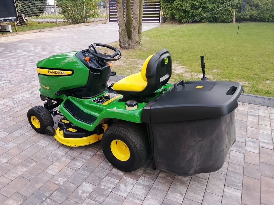 Traktorek kosiarka John Deere x300r