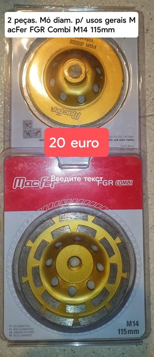 Discos para rebarbadora e mais coisas