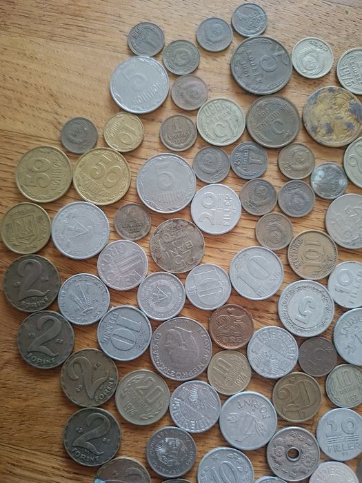 Stare monety ,Rosja Bułgaria, Denmark i inne