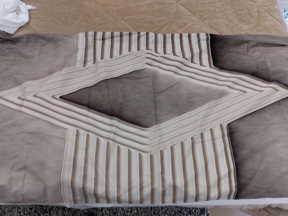 Cabeceira de cama em tecido