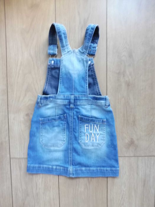 R 116 spódniczka ogrodniczka jeanowa