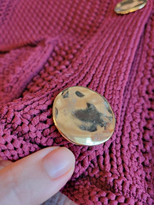 Kardigan ZARA z grubej dzianiny