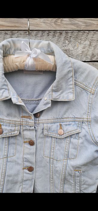 Kurtka jeansowa bride better togerher ślub panna młoda m 38