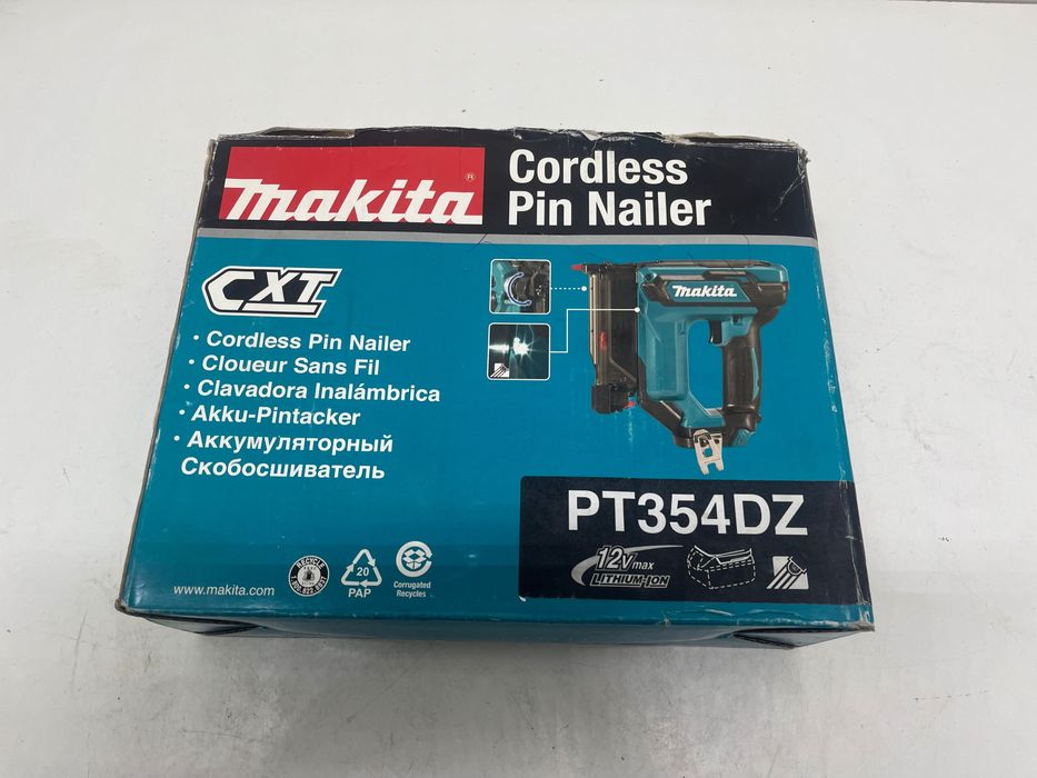 Makita PT354DZ sztyfciarka akumulatorowa 12V CXT body gw12m fv23