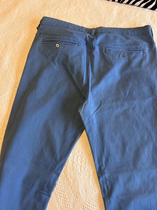 Calças azuis da Springfield