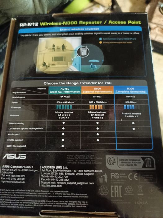 Asus rp-n12 wzmacniacz Wifi