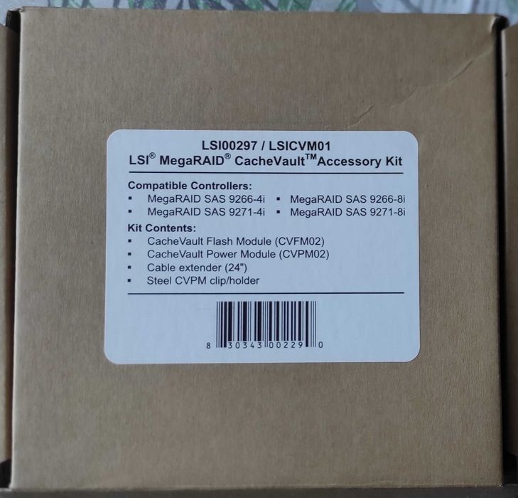 LSI MegaRAID LSICVM01 CacheVault Flash Module LSI00297