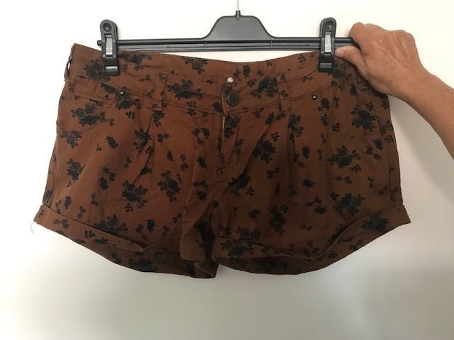 Calções Castanhos Pull & Bear Nº 42 Novos