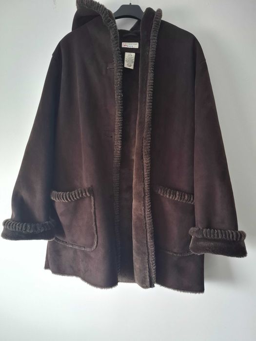 Kożuch sztuczny damski