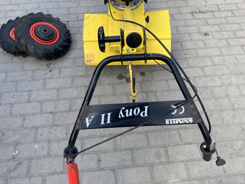 Glebogryzarka VARI Pony II A + Honda 5.5 KM + koła rolnicze – komplet, sprawna
