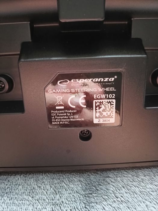 Kierownica Esperanza NITRO PC PS3 270° USB Pedały