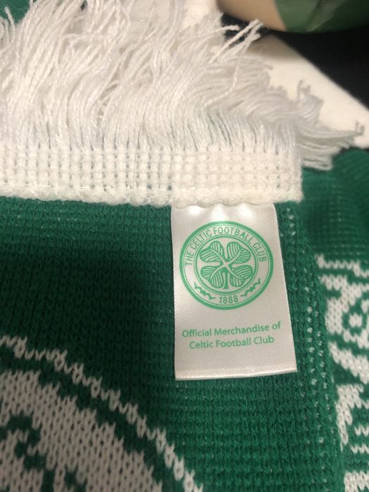 Oryginalny szalik Celtic Glasgow The Bhoys i piłka Nike Total 90
