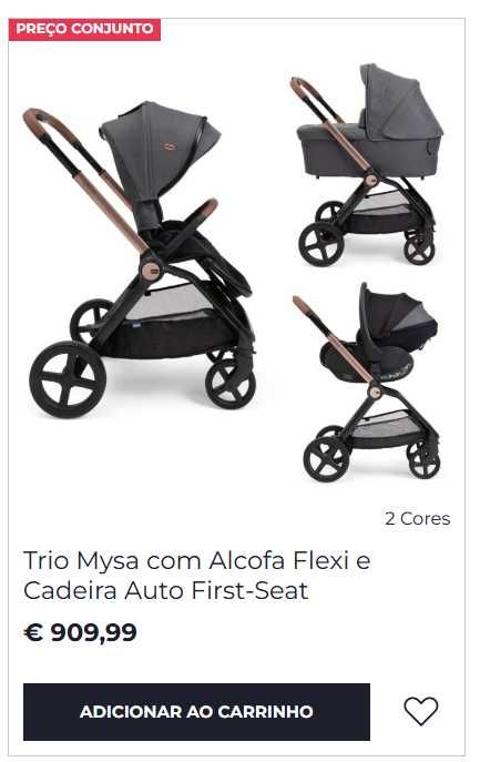 Venda de conjunto auto de bebê