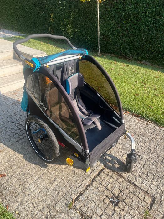 Burley D’LITE X [EN]: bike trailer and stroller (double) [PT]: reboque para bicicleta e carrinho de bebé (duplo)