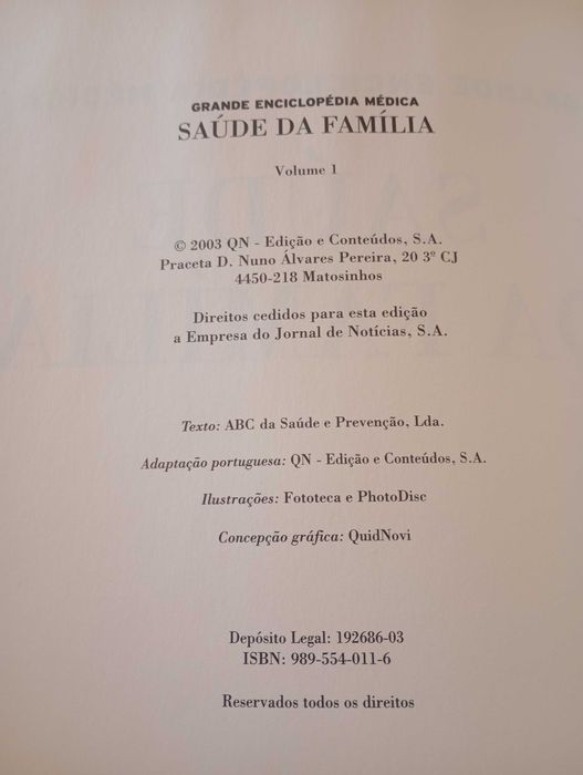 Grande Enciclopédia Médica " Saúde da Família"